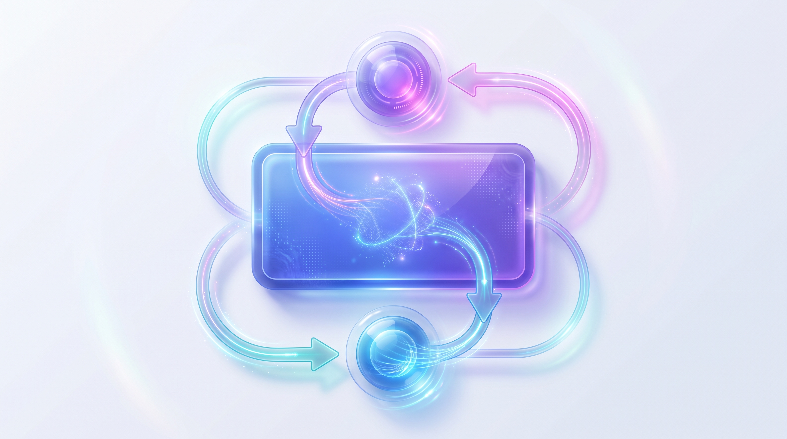 The Assistant routing inputs and outputs through a shared workspace